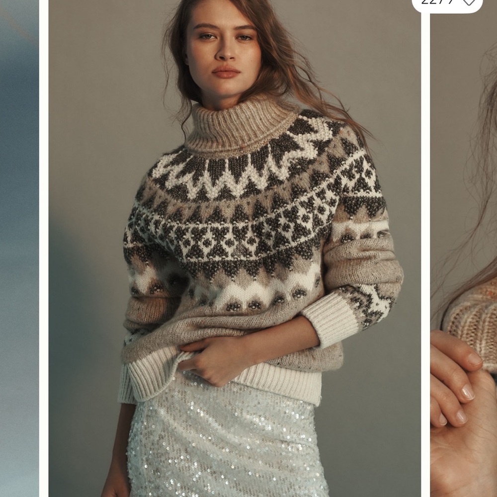 Anthropologie’s Pilcro Ribbed Turtleneck Sweater